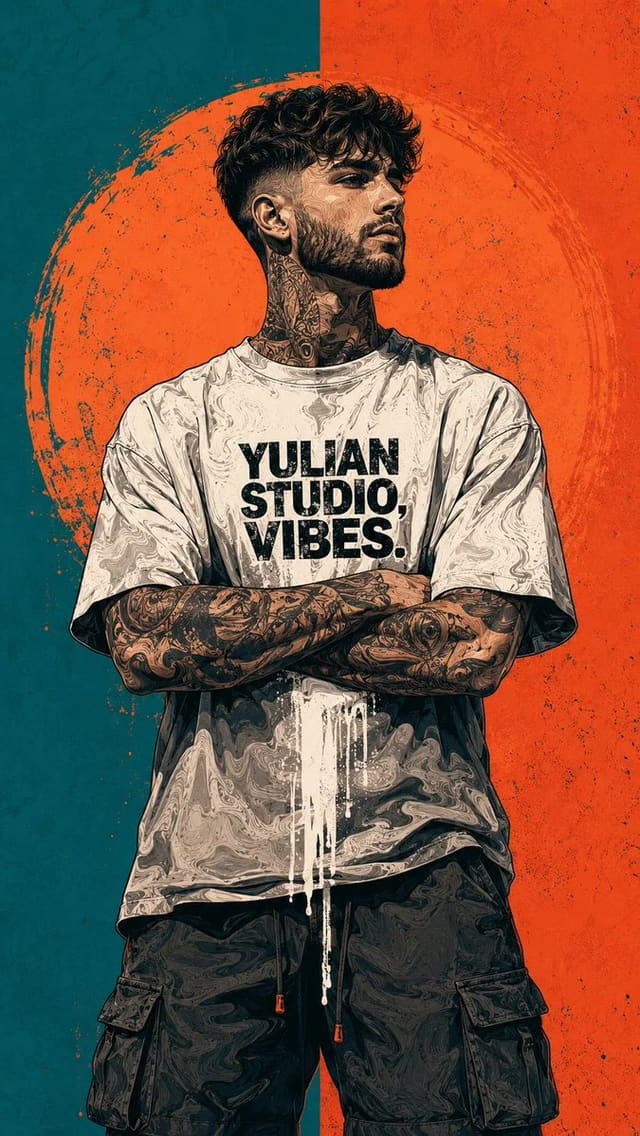 GPT Image 2 streetwear vector portrait prompt