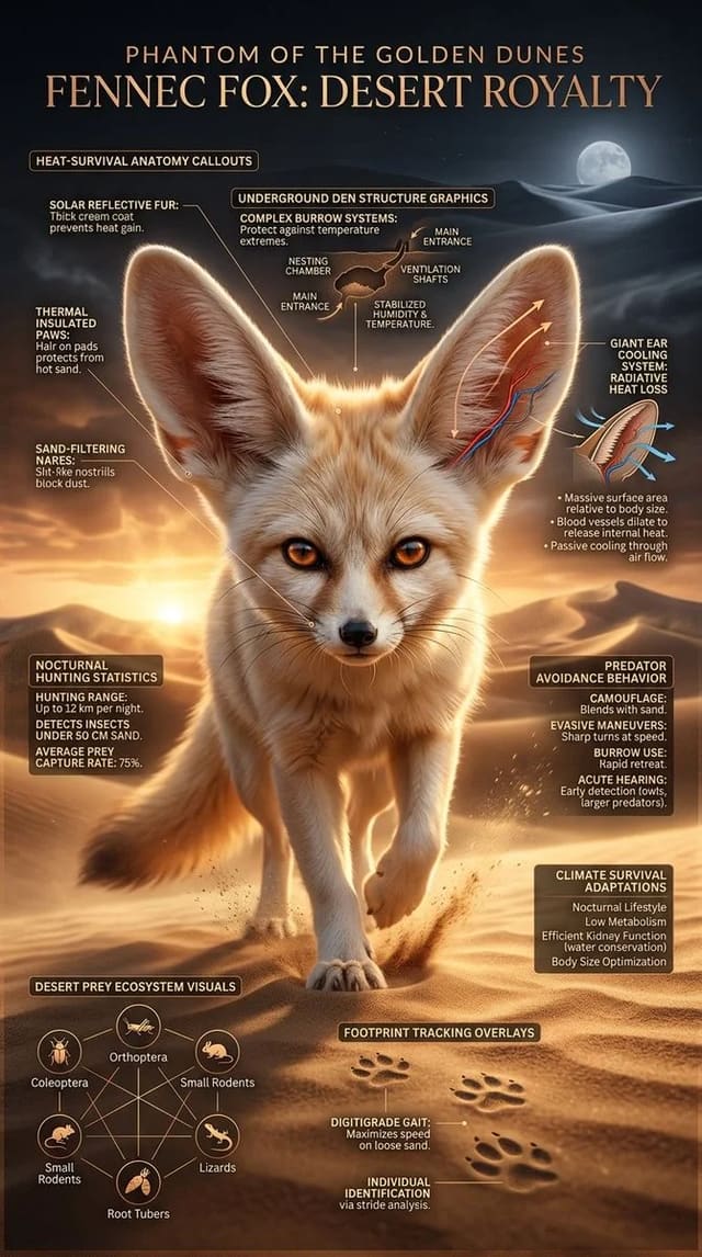 GPT Image 2 cinematic wildlife infographic poster prompt