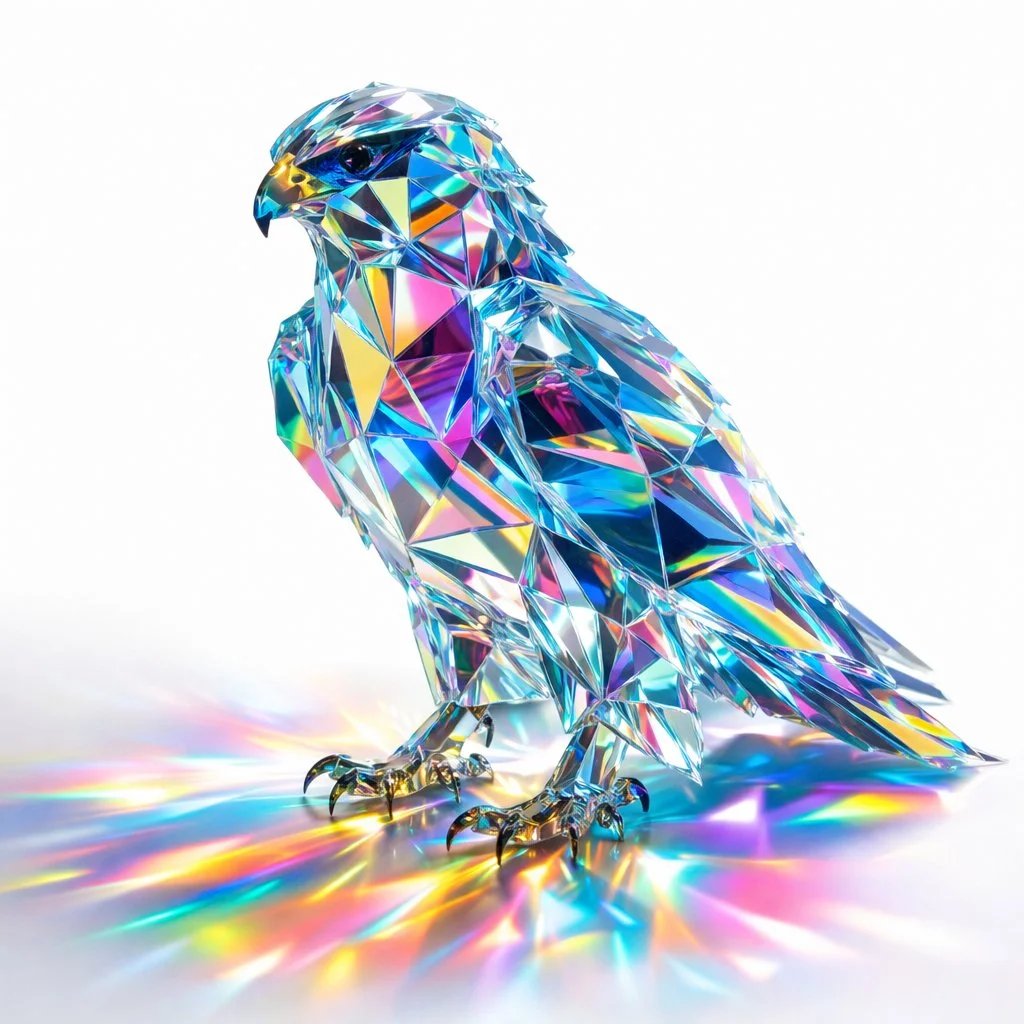 Seedream 5.0 Lite vs GPT on a dichroic glass apex predator prompt