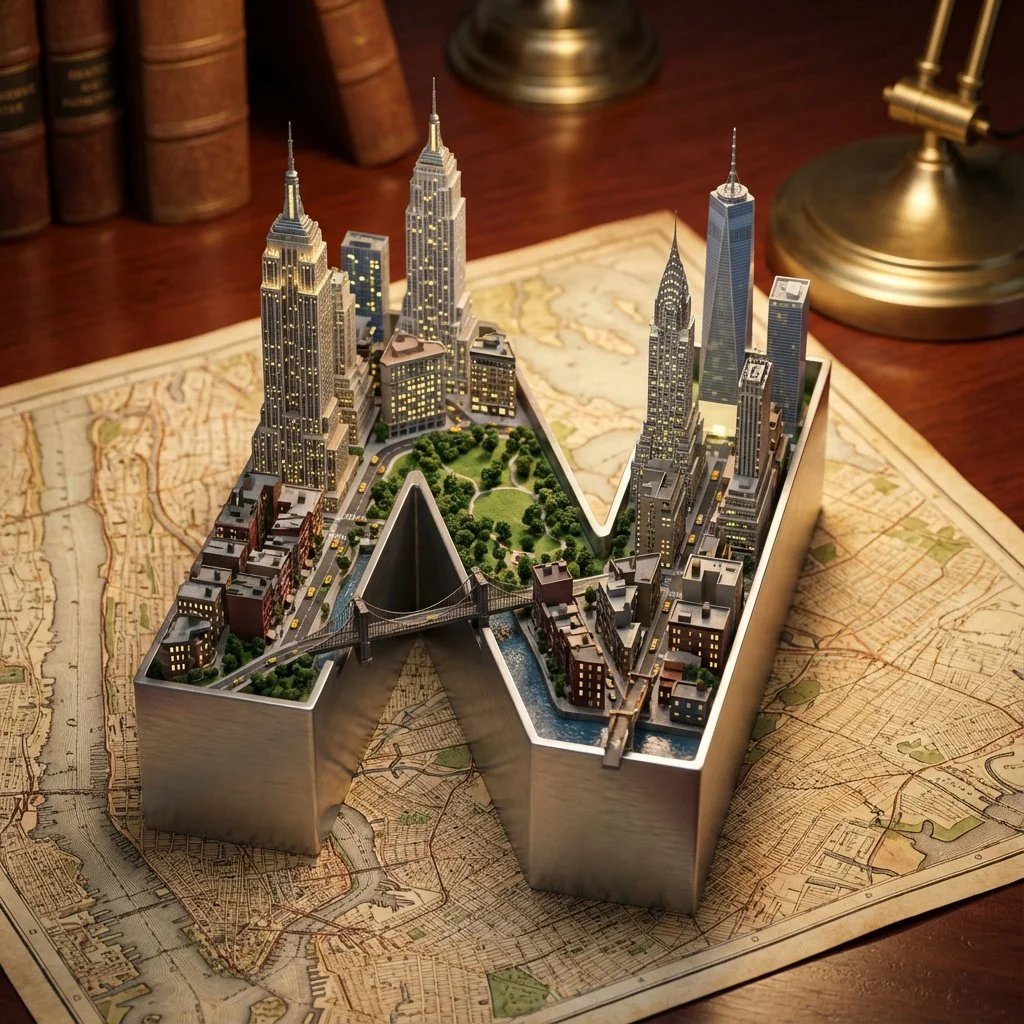 Seedream 5.0 Lite vs Nano Banana Pro typographic New York micro-city prompt