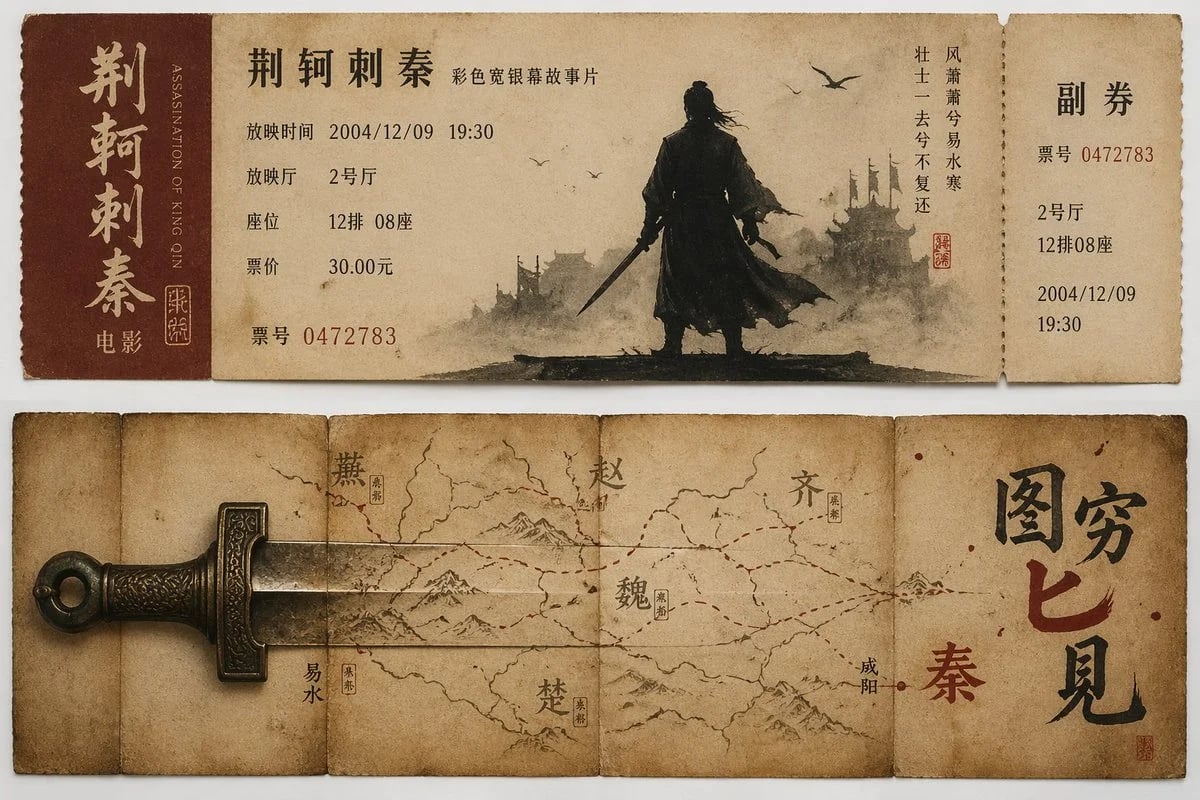 怀旧电影票根