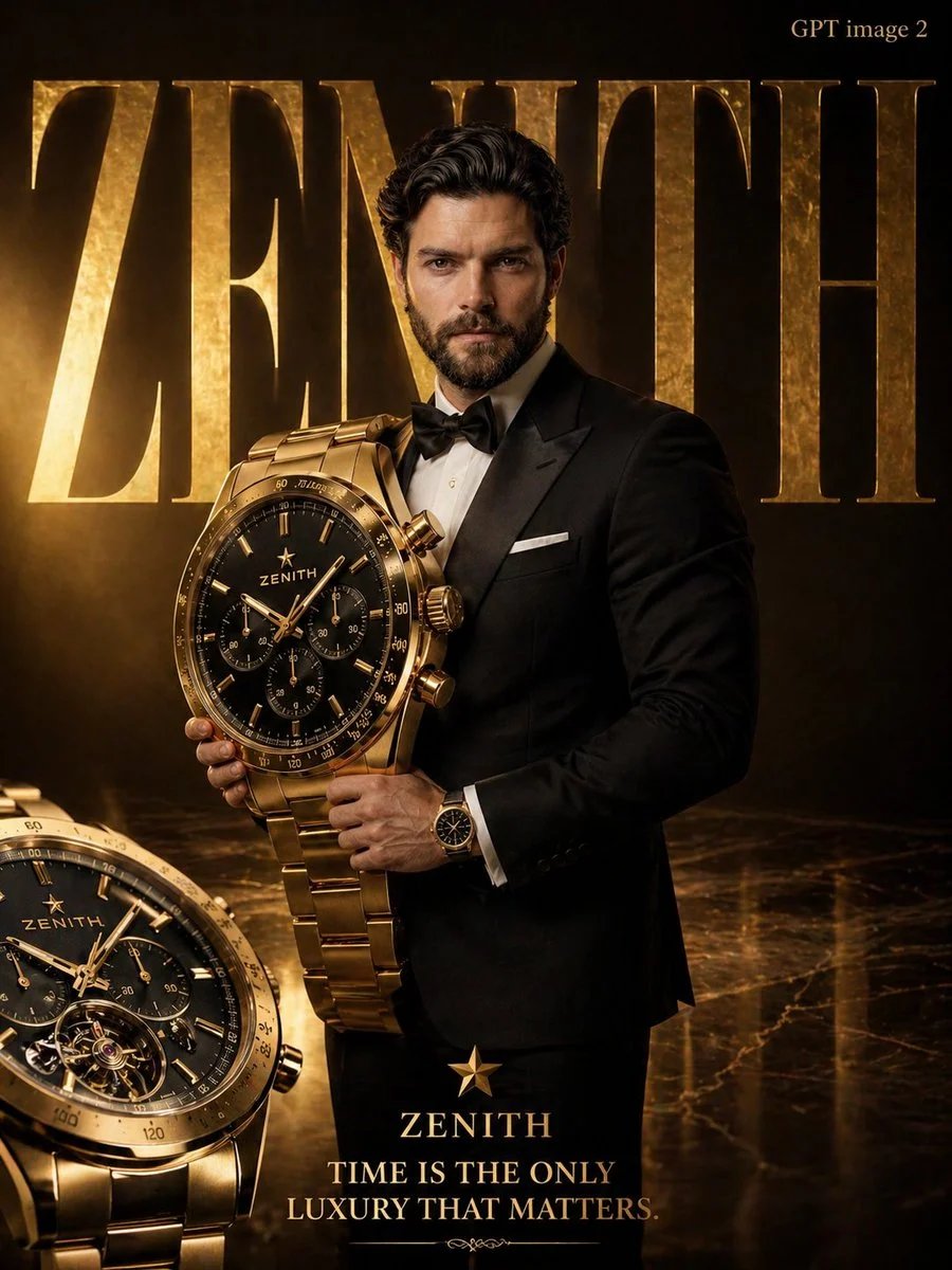 Luxury ZENITH Watch Campaign with GPT Image 2