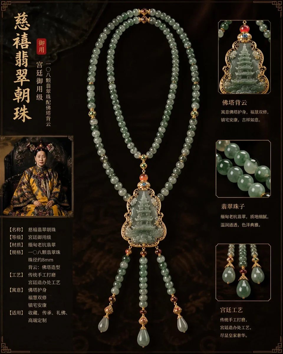 慈禧御用翡翠朝珠