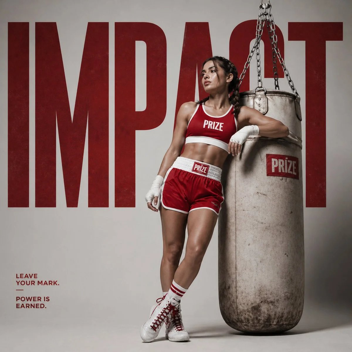 High-Fashion Boxing Editorial Campaign