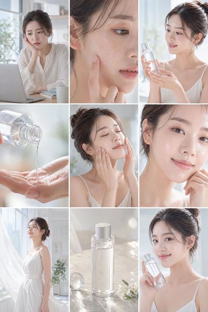 Clean Skincare Commercial Storyboard