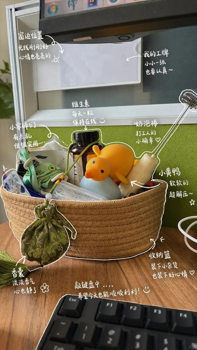 手绘风照片标注提示词
