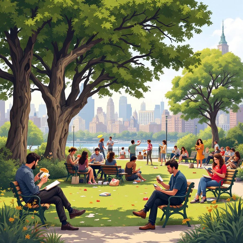 Flux 1.1 Pro vs Grok image generation urban park comparison