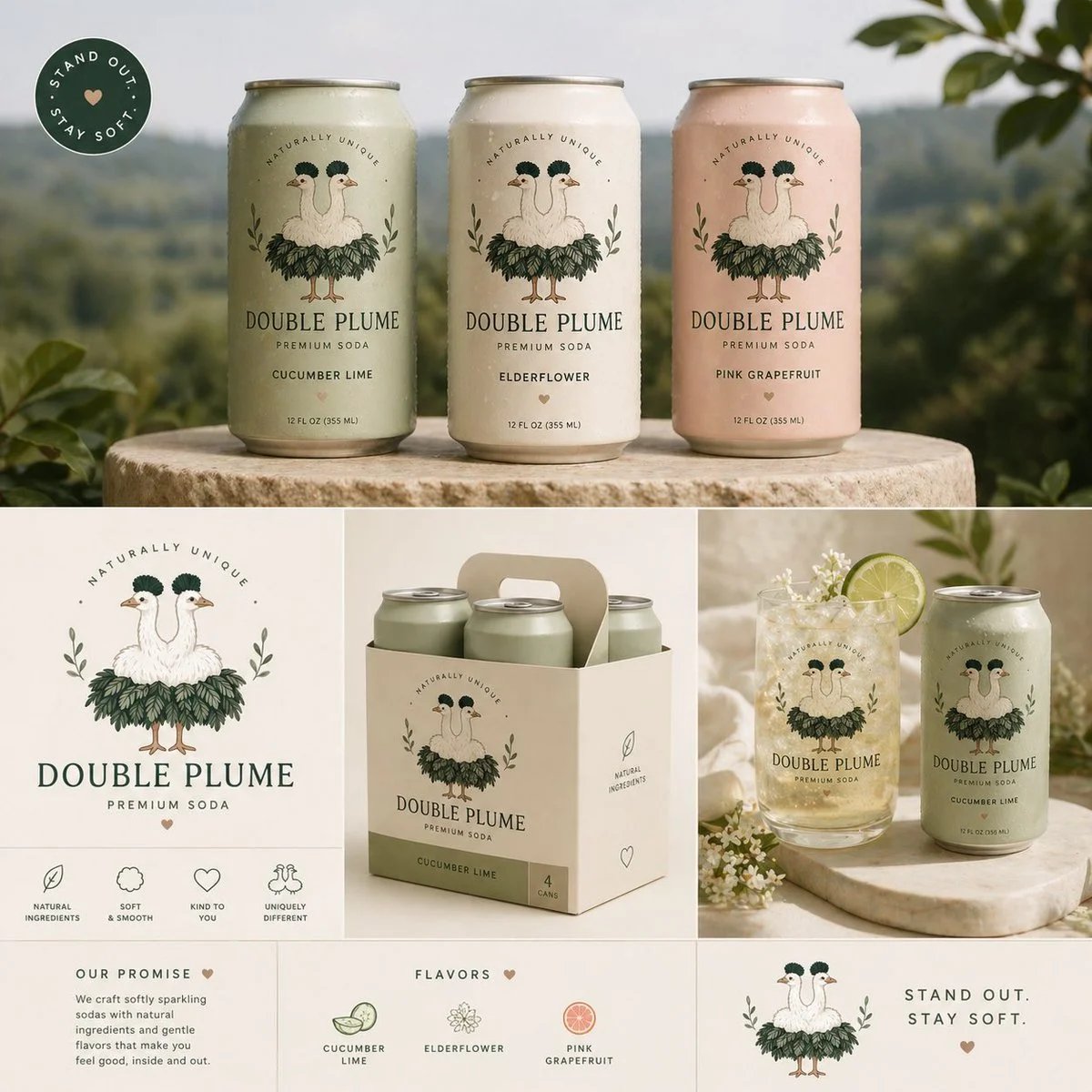 Cute logo branding inspired by reference image