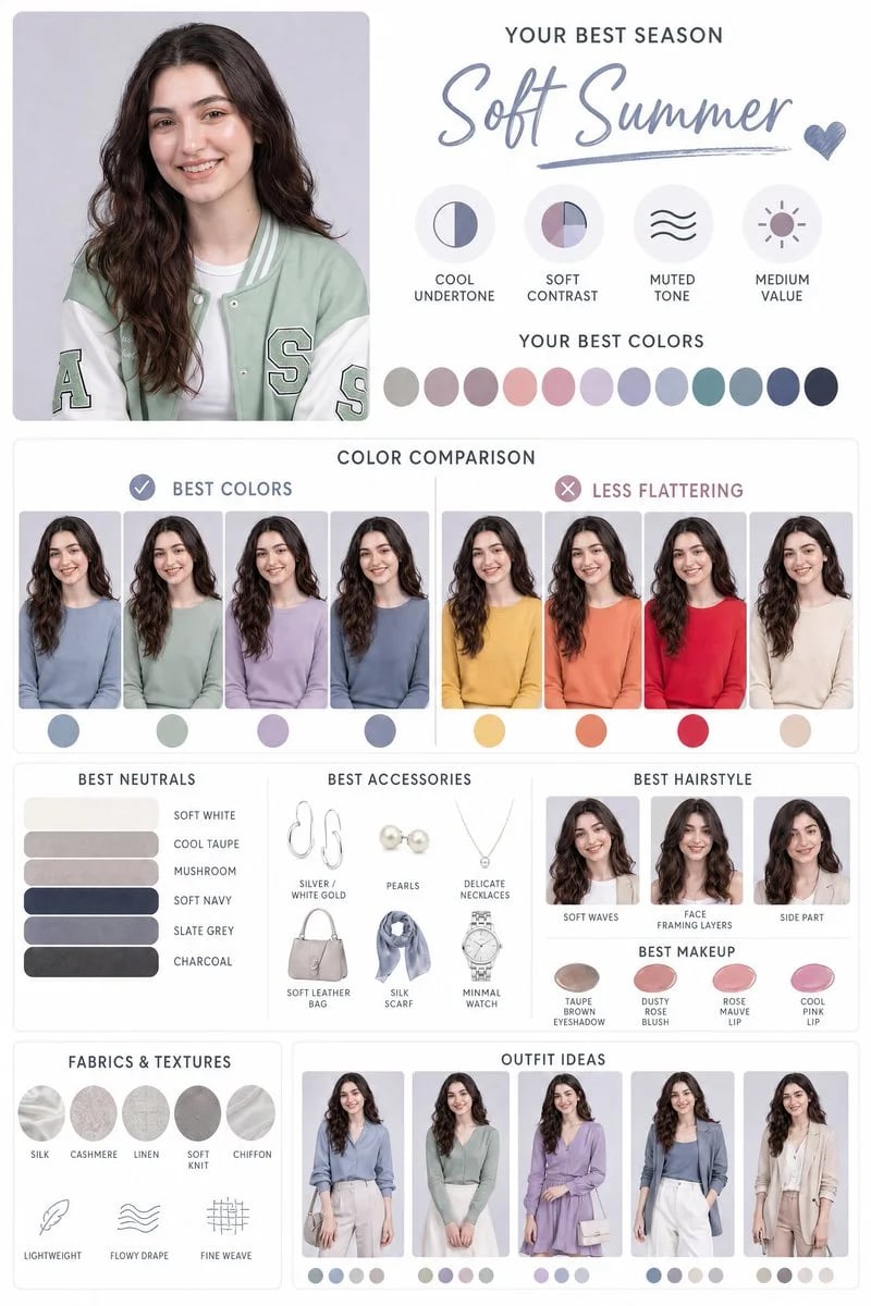 Color Analysis Graphic Board using GPT Image 2 on PixPretty