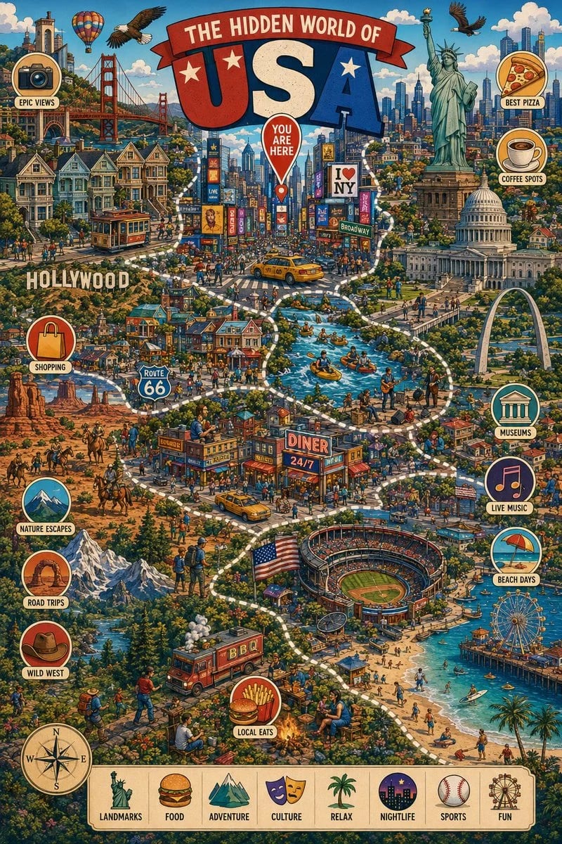 GPT-Image-2 hidden-object city infographic poster prompt