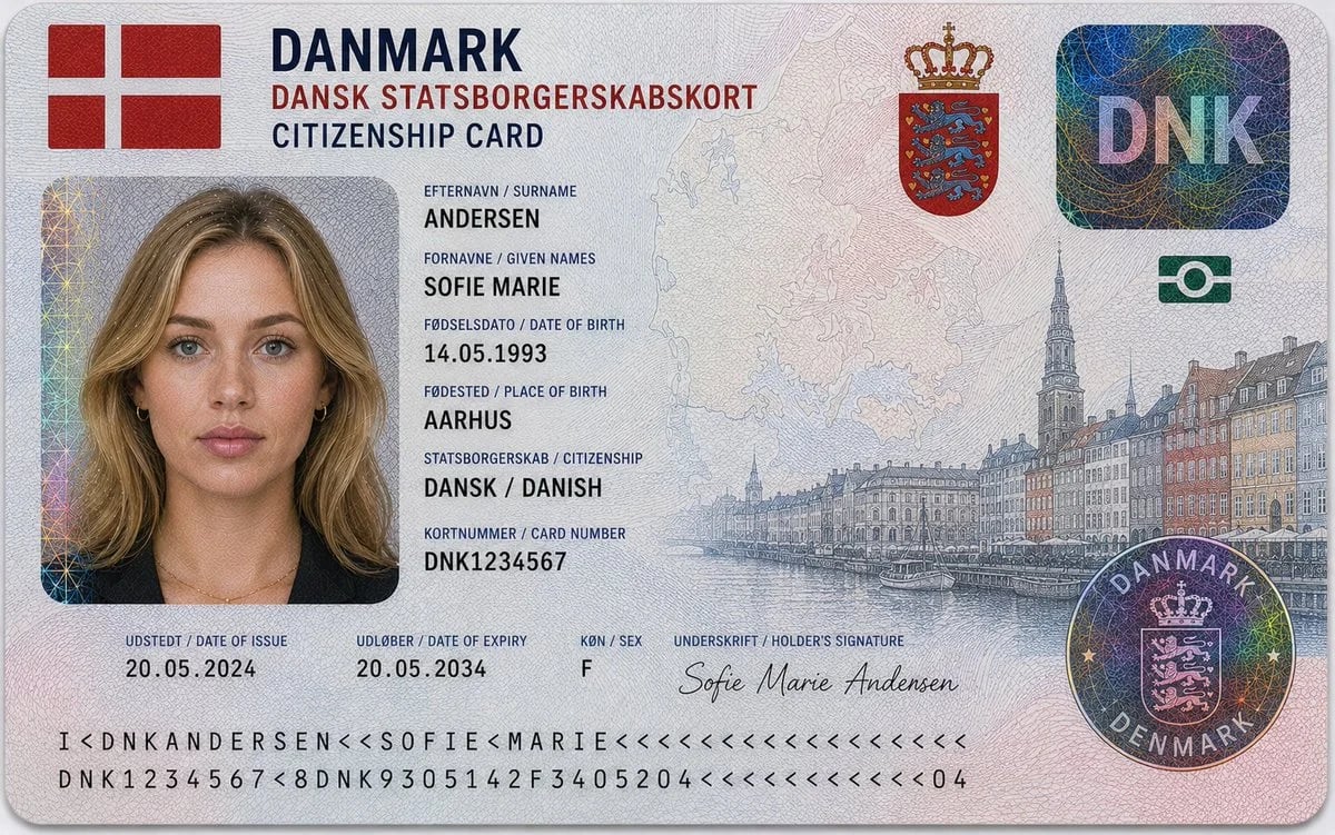 GPT Image 2 Algerian citizenship card prompt
