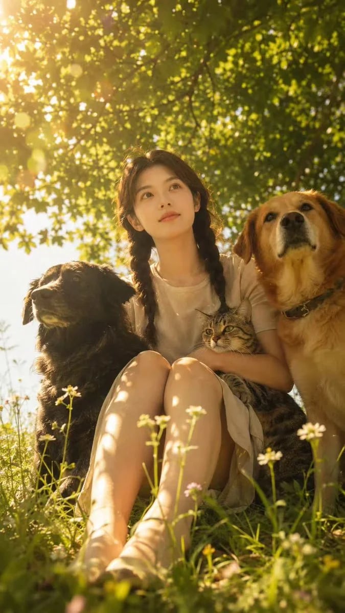 Sunlit Meadow Pet Portrait with GPT Image 2