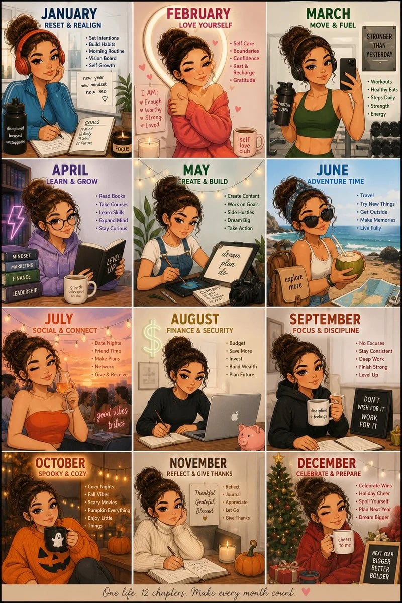 Calendar of Things You Love