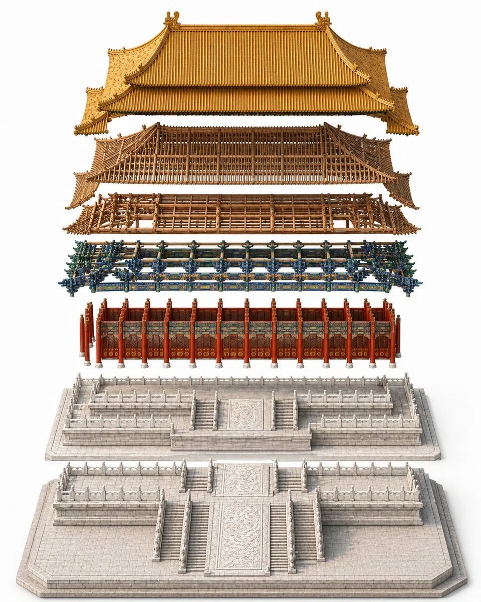 GPT Image 2 + Seedance 2.0 生成故宫太和殿建造过程动画工作流