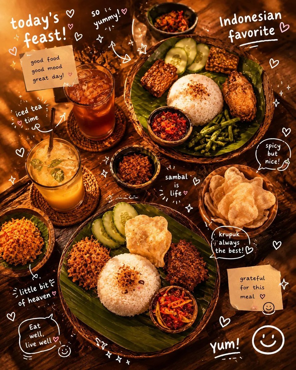 GPT-Image-2 cozy food scrapbook aesthetic prompts