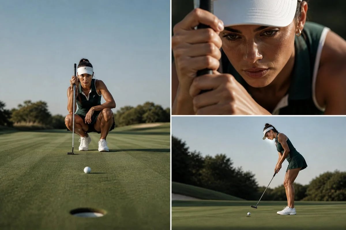 Luxury golf editorial collage prompt for GPT Image 2