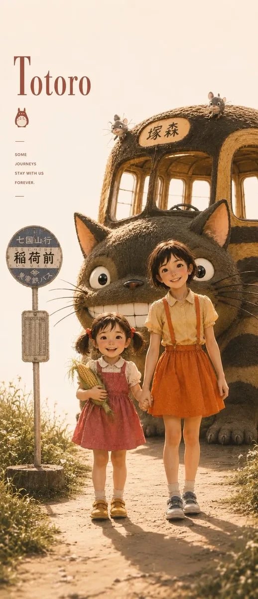 GPT Image 2 Totoro-Inspired Anime Poster Prompts