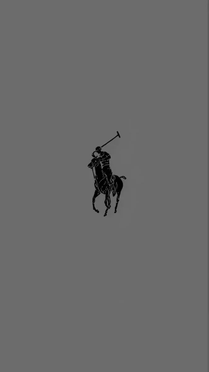 Minimal Luxury Polo Rider Fashion Wallpaper