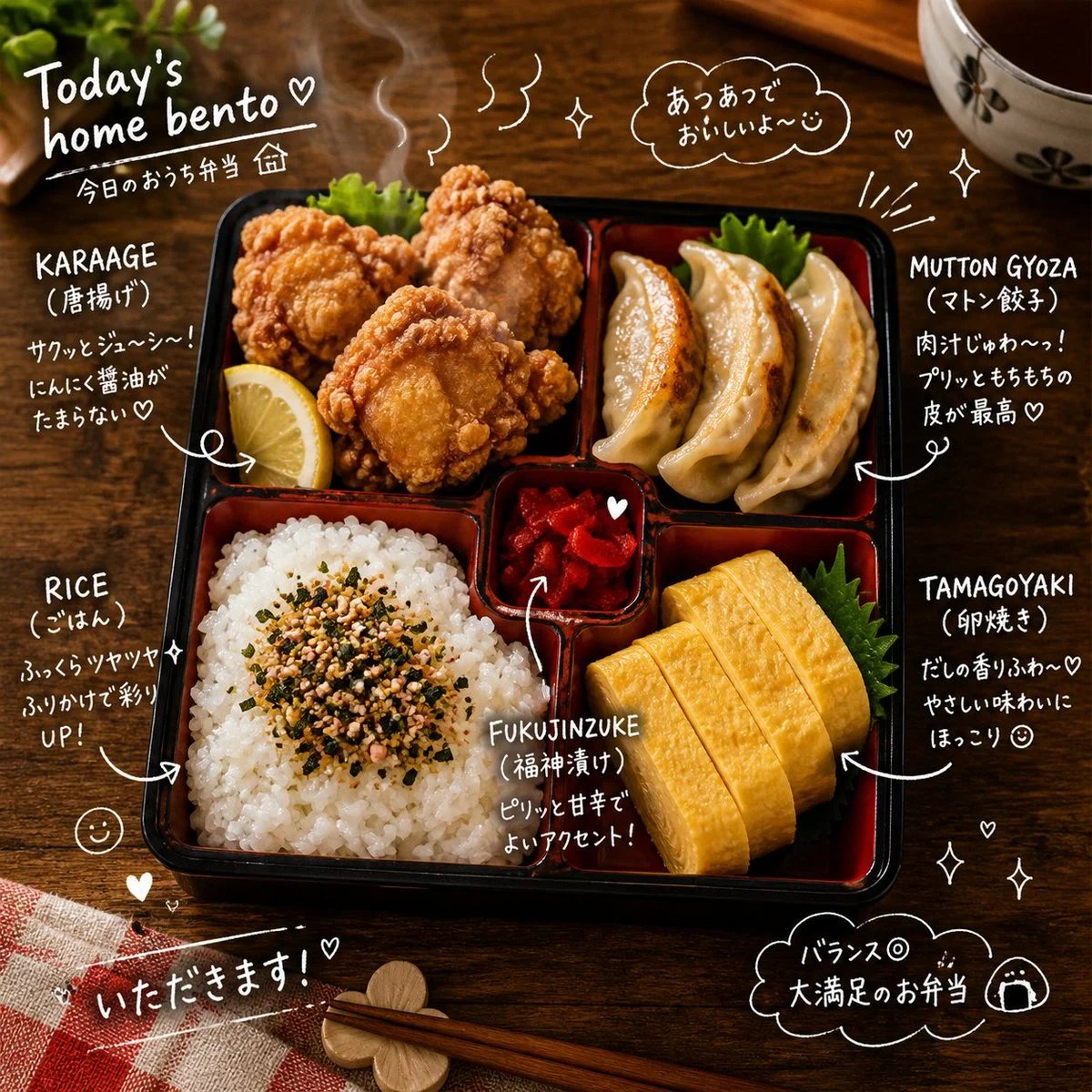 GPT Image 2 food photography prompts for Taiwanese meal and Japanese bento