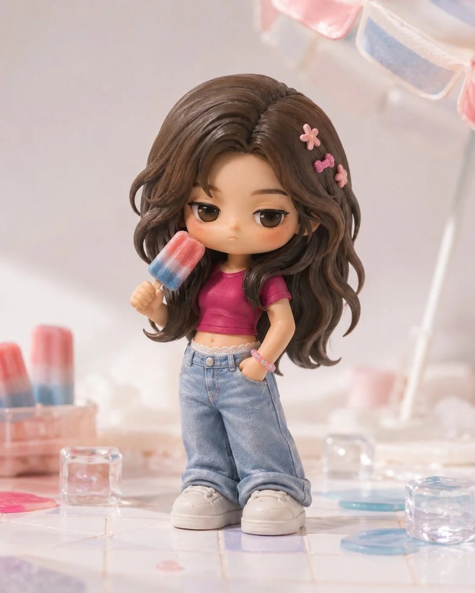 GPT Image 2：真人照片转 POP MART Hirono 气质收藏手办