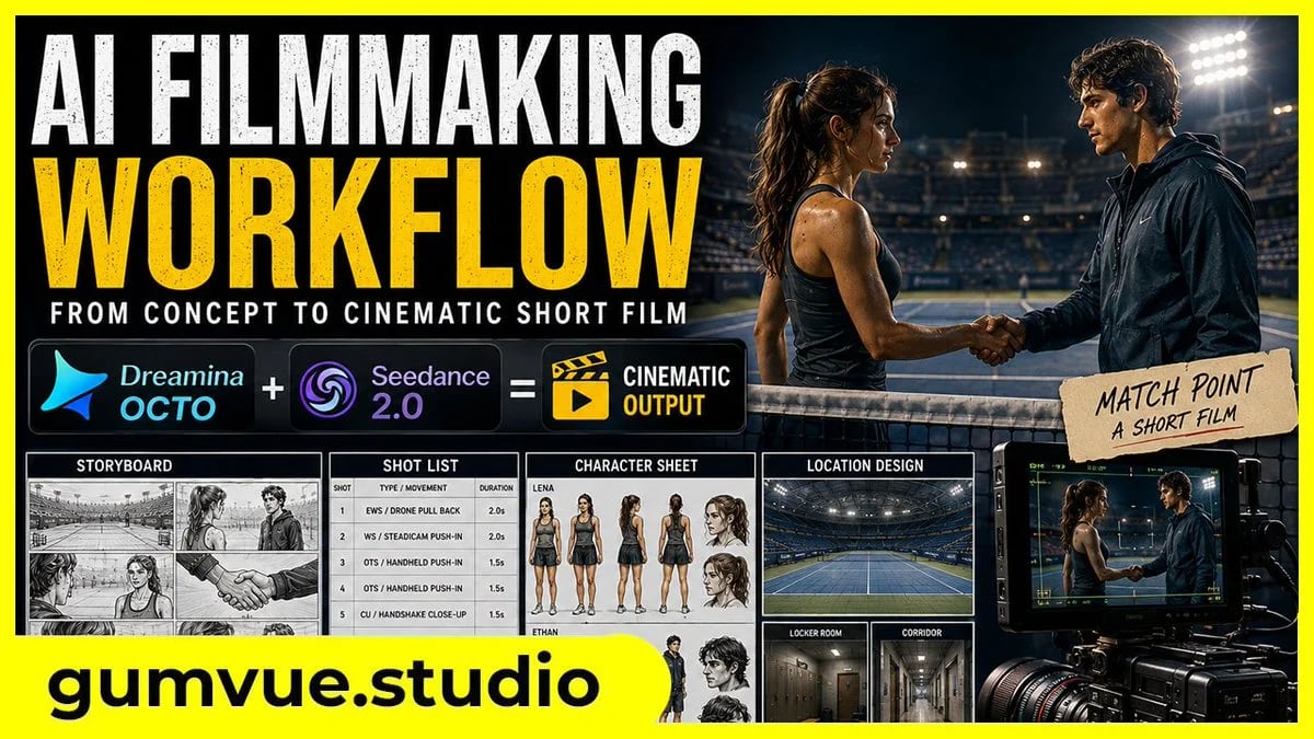 AI Filmmaking Workflow with Dreamina OCTO and Seedance 2.0