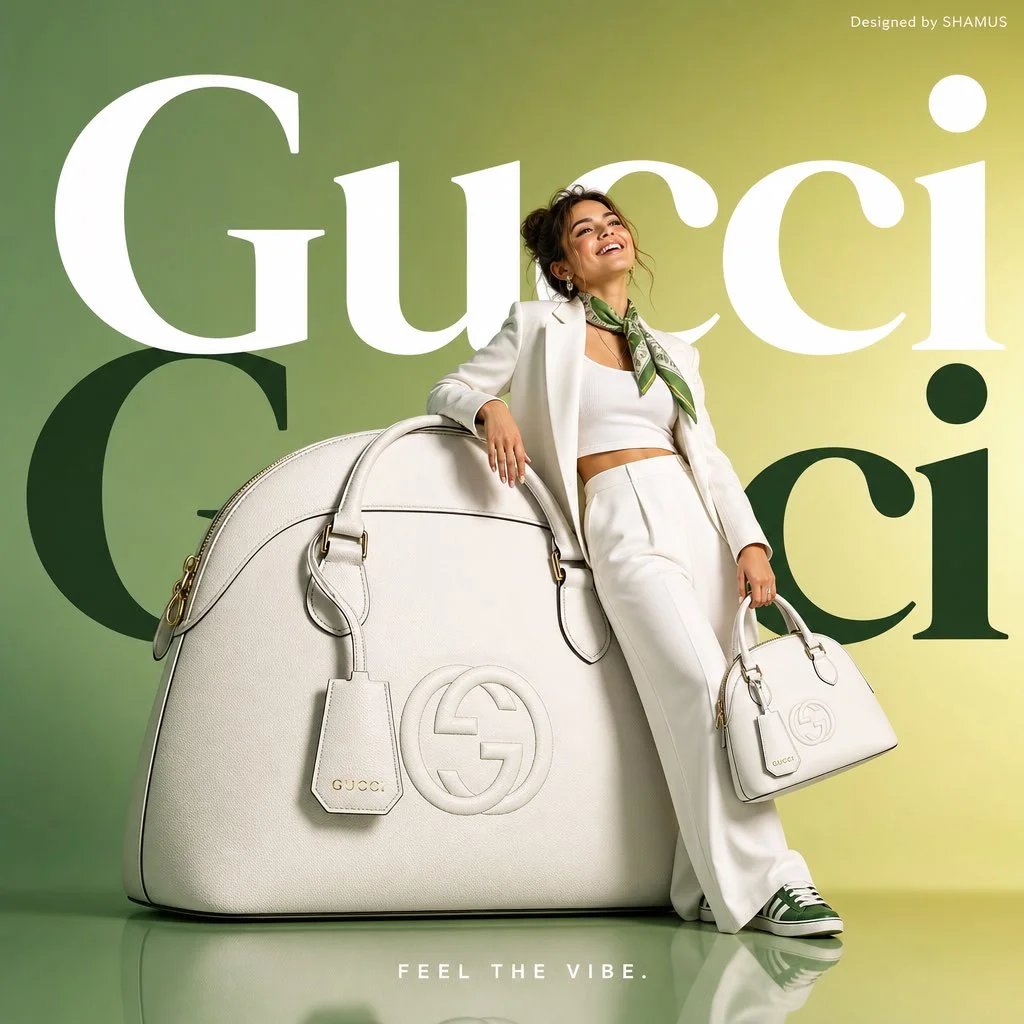 Minimalist Gucci Handbag Commercial Ad