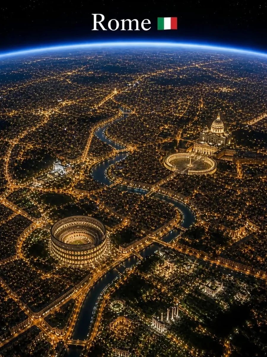 GPT-Image-2 prompt for cinematic city-at-night view from space