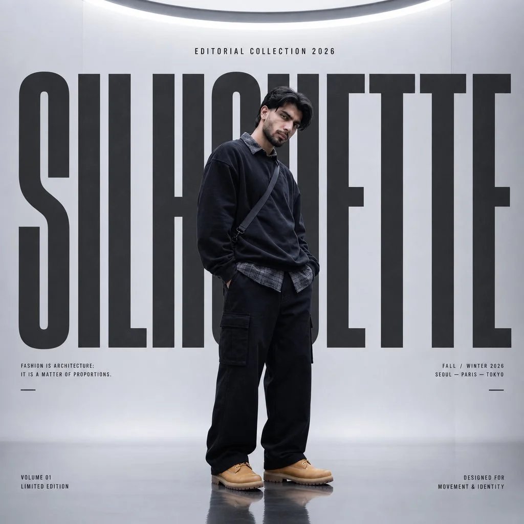 SILHOUETTE High-Fashion Editorial Poster