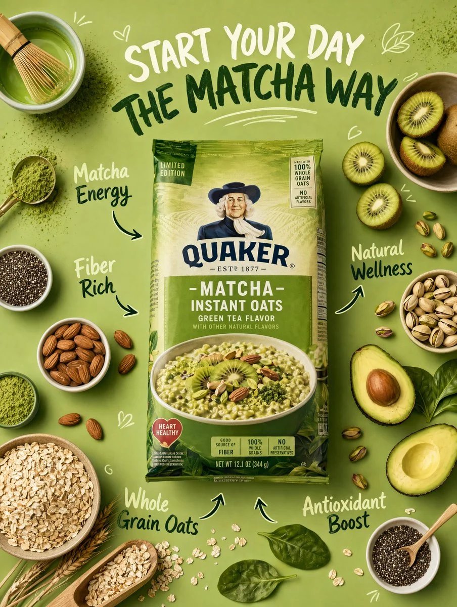 Premium Healthy Breakfast Flat-Lay Advertising Poster