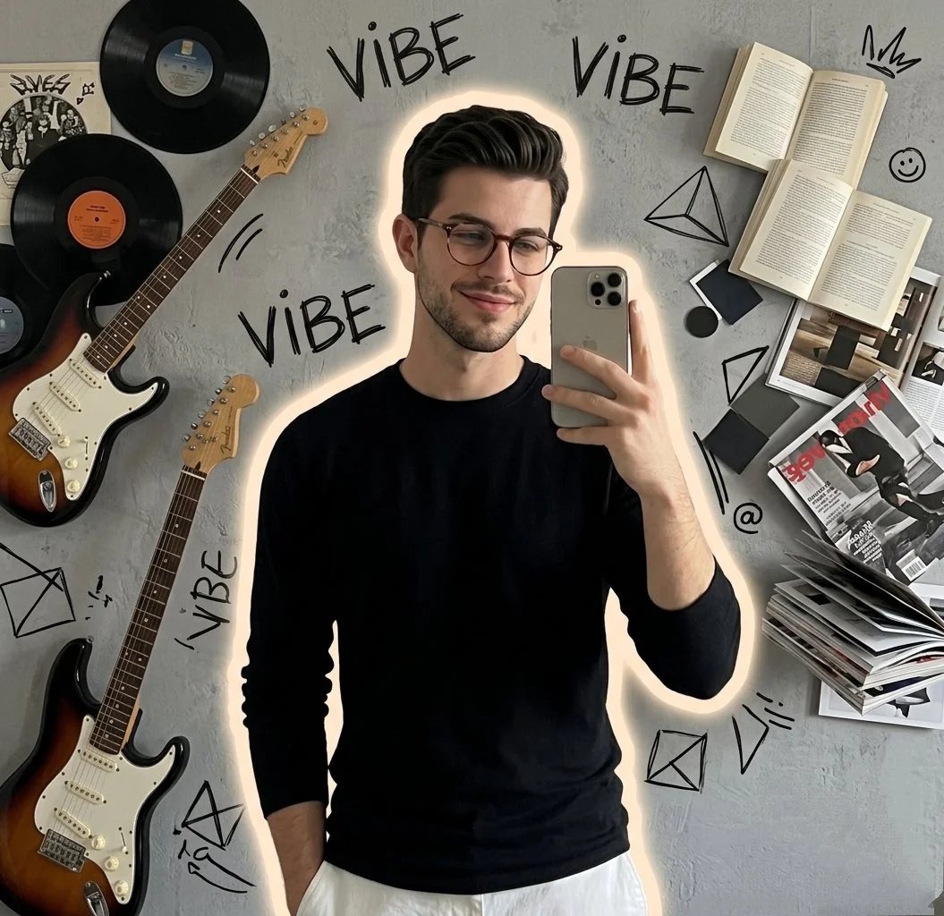 GPT-Image-2 mirror selfie collage portrait prompt