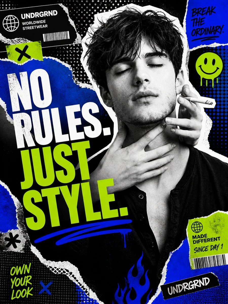 Bold Streetwear Campaign Poster with GPT Image 2