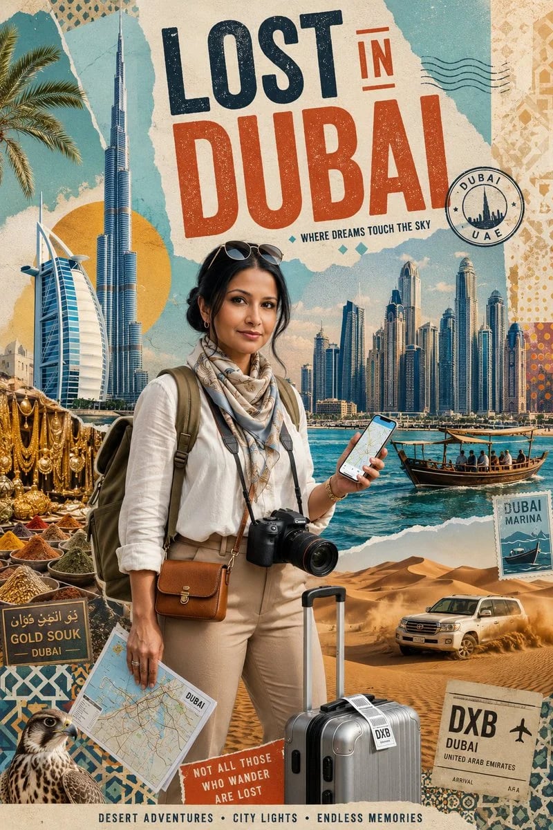 GPT Image 2 Dubai Travel Poster Prompt