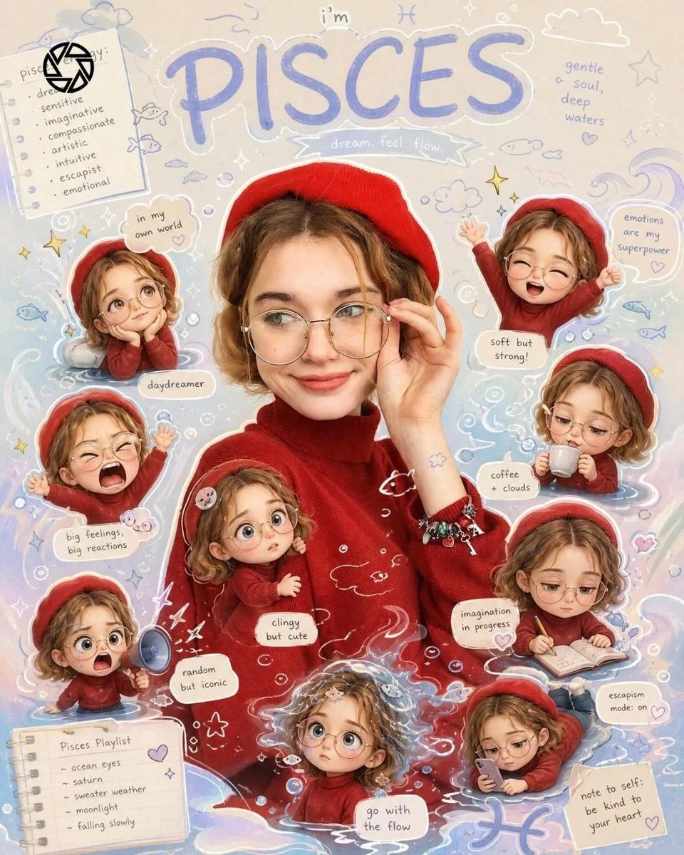Aquarius Yumi’s Cells-Inspired Chibi Poster