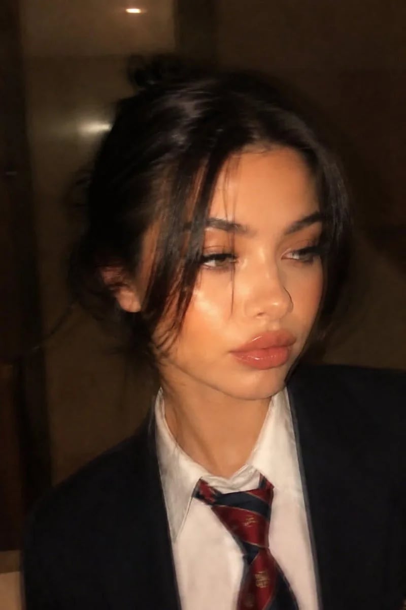 Ultra-realistic candid smartphone close-up portrait