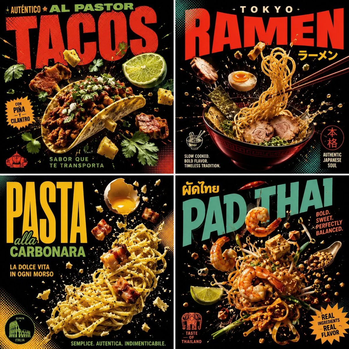 Pop-Art Omakase Food Poster Prompt for GPT Image 2