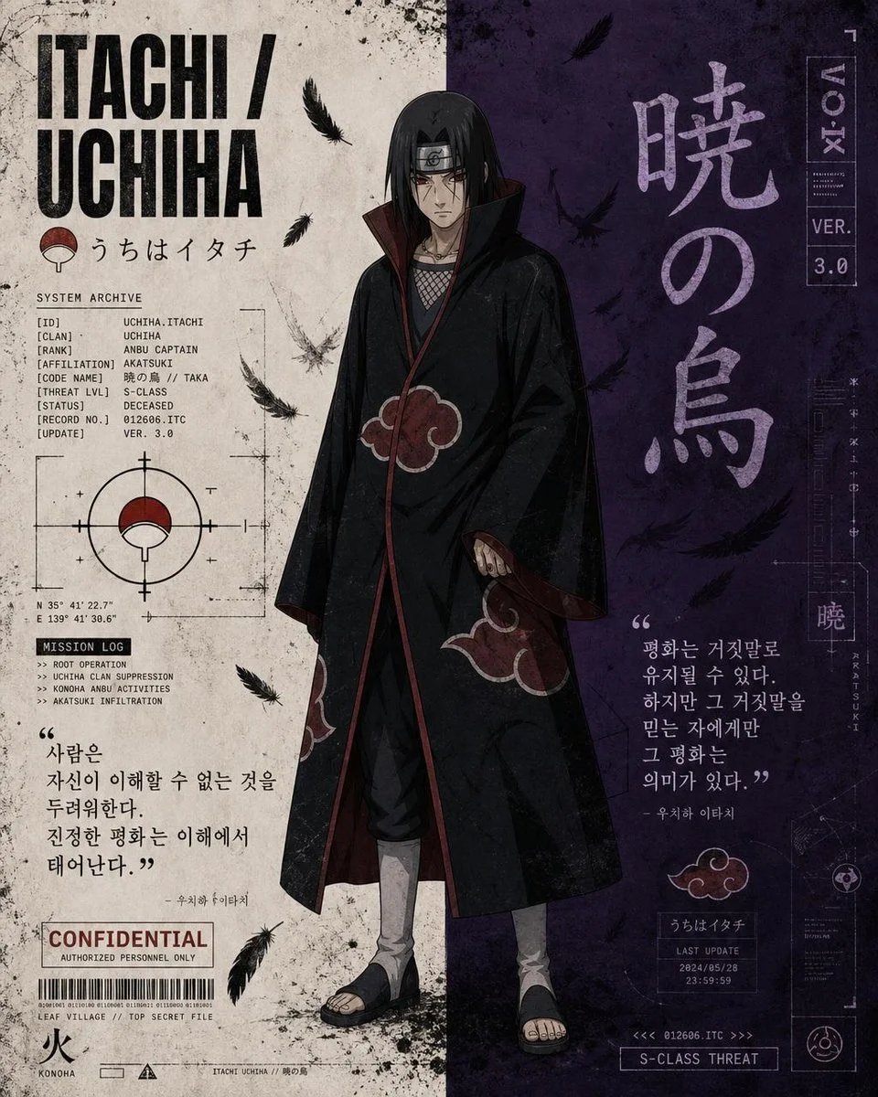 Pain / Nagato Anime Editorial Poster