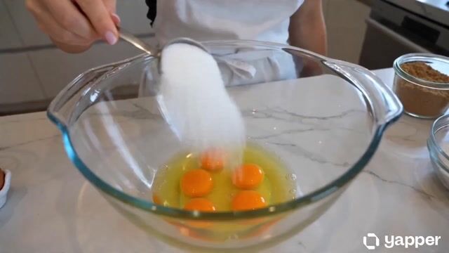 Hyper-kinetic chocolate cake baking sequence