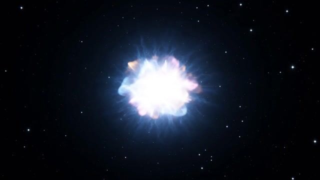 Cosmic Fluid Evolution Motion Graphics