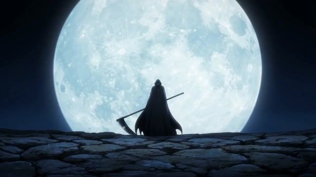 Anime Grim Reaper Moonlit Shadow Energy Scene