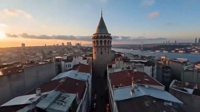 Cinematic Galata Tower Historical Landmark Tour