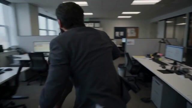 High-speed brutal office fight short film