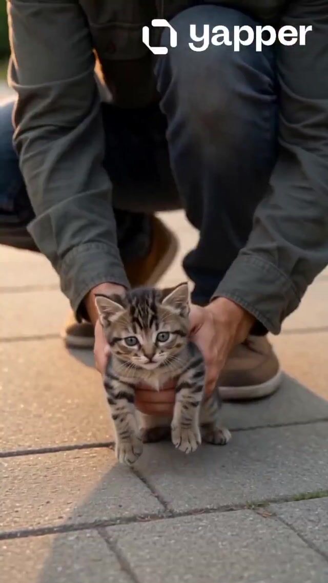 Innocent Cat is Saved by Kind man.