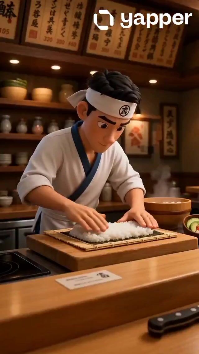 Seedance 2.0 sushi-making sequence prompt