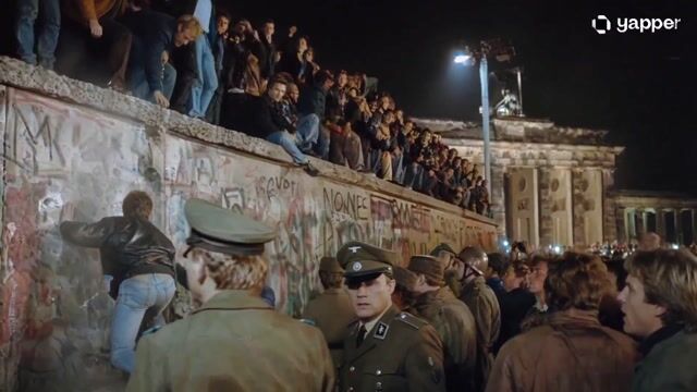 Geo-temporal Seedance 2 prompt for a cinematic 1989 Berlin scene