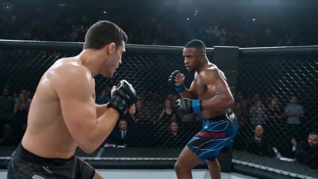 Ultra-Cinematic MMA Cage Fight