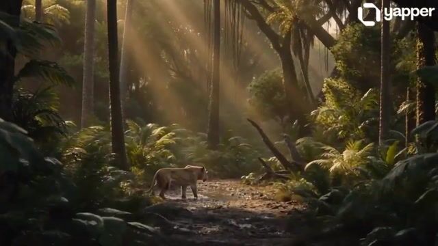 Realistic wildlife documentary scene of an elephant assisting an injured lion