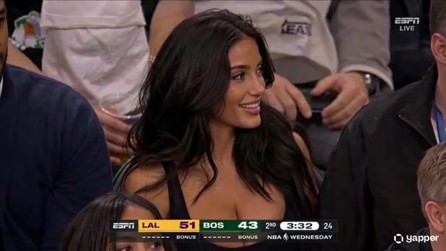 Courtside NBA Crowd Cam Broadcast Moment