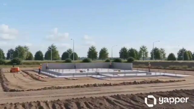 Cinematic Time-Lapse of a Modern House Being Built