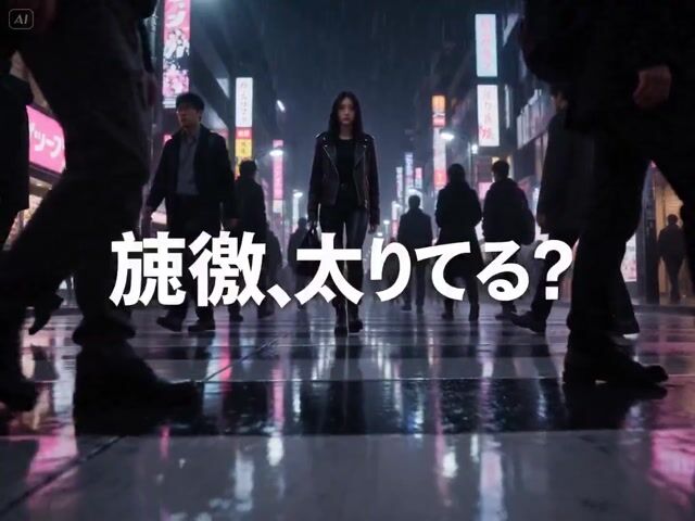 Japanese cyberpunk energy drink TV commercial prompt