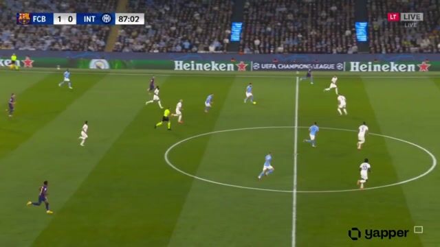 Hyper-realistic football TV broadcast with crowd reaction